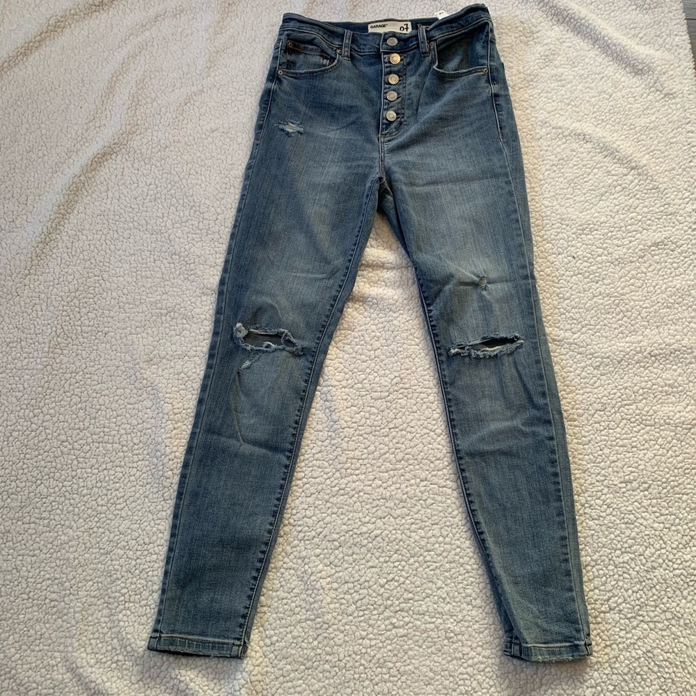 Garage Ultra High Rise Skinny Jeans - Picture 3 of 11
